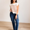 Morgan Dark Denim Cargo Jeans