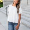 Addie Dark Blue Distressed Shorts