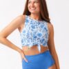 Botany Floral / Coastline Reversible Ultra High-Waist Bottom