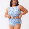 Botany Floral / Coastline Reversible Ultra High-Waist Bottom
