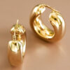 Adeline 18K Gold Hoop Earrings
