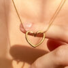 Scarlett 18K Heart Necklace