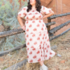 Victoria Rose Floral Tiered Dress