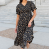 Aamori Yellow Flower Dress
