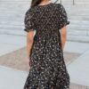 Aamori Yellow Flower Dress