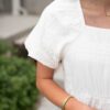 Abbie White Embroidered Dress