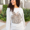 Adalynn Grey Pumpkin Corduroy Pullover