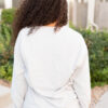 Adalynn Grey Pumpkin Corduroy Pullover