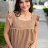 Addison Brown Top