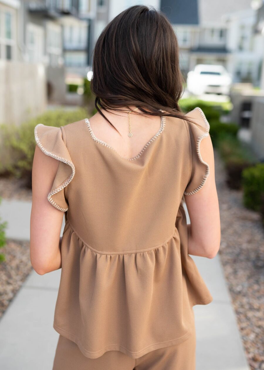 Addison Brown Top
