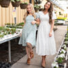 Addyson White Ruffle Dress