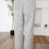 Adelyn Grey Pinstripe Pants