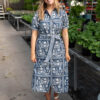 Adelynn Blue Floral Dress
