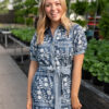 Adelynn Blue Floral Dress