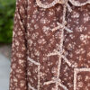 Aida Brown Floral Jacket