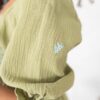 Aletta Green Floral Embroidered Dress