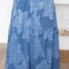 Alex Chambray Tiered Skirt
