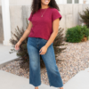 Alexis Burgundy Top