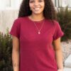 Alexis Burgundy Top
