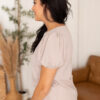 Alicia Mocha Ribbed Top