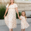 Alina Floral Lace Little Girls Dress