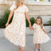 Alina Floral Lace Little Girls Dress