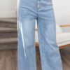 Alisa Washed Denim Pants