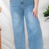 Alisa Washed Denim Pants