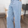 Alisa Washed Denim Pants