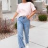Alisa Washed Denim Pants