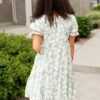 Allene Sage Floral Dress