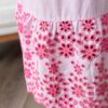 Amaiah Pink Stripe Eyelet Dress