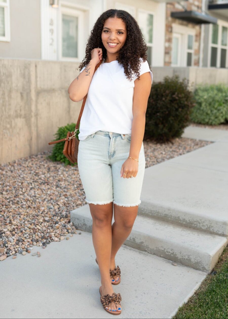 Amala White Raglan Top