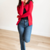 Amanda Medium Wash High Rise Straight Jeans