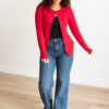 Amanda Medium Wash High Rise Straight Jeans