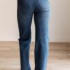 Amanda Medium Wash High Rise Straight Jeans