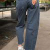 Amari Dusty Blue Barrel Jeans