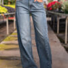 Amber Wide Leg Denim Pants