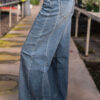 Amber Wide Leg Denim Pants