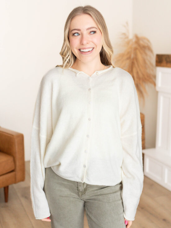 Amelia Ivory Cardigan