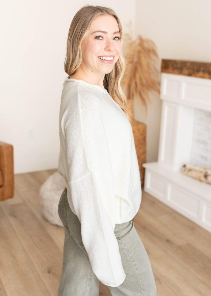 Amelia Ivory Cardigan