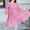 Amelia Pink Long Sleeve Dress