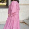 Amelia Pink Long Sleeve Dress
