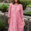 Amelia Pink Long Sleeve Dress