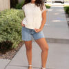 Amiah Cream Knit Sweater Vest
