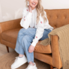 Andrea Light Denim Barrel Jeans