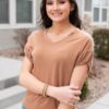 Aniece Light Mocha Top