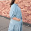 Anna Chambray Tiered Dress