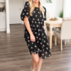 Annabelle Black Embroidred Dress