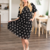 Annabelle Black Embroidred Dress